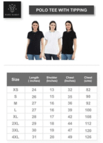 PG-Rare Rabbit Navy Blue Polo T-Shirt (Unisex Fit) - Image 4