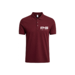 PG-Carbon Cotton Pique Marron Polo T-Shirt