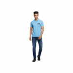 PG-Carbon Cotton Pique Ice Blue Polo T-Shirt - Image 2