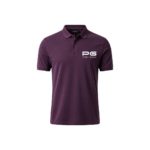 PG-Carbon Cotton Pique Purple Polo T-Shirt