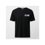 PG-HO2 Men's Polyester Black Round Neck T-Shirt