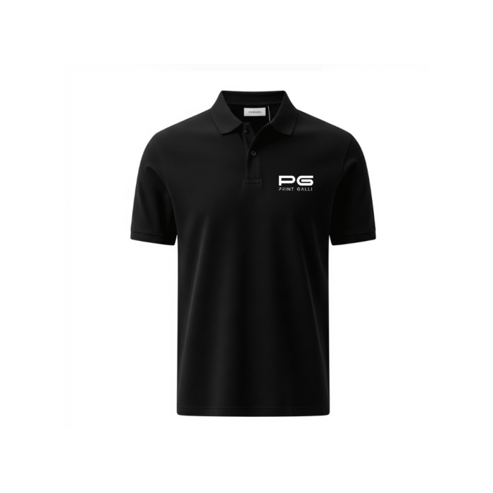 Adidas Men’s Dry-Fit Black Polo T-Shirt - Image 1