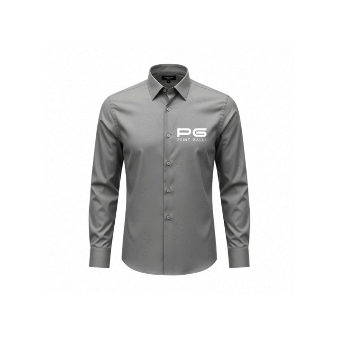 PG-Arrow Men’s Filafil Formal Shirt – Grey - Image 1