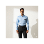 PG-U.S. Polo Assn. Men’s Classic Fit 100% Cotton Shirt(Unisex Fit) – Sky Blue - Image 2