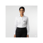 PG-Arrow Men’s Pure Cotton Formal Shirt(Unisex Fit) – White - Image 3