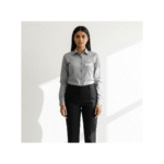 PG-Rare Rabbit Men's Cotton Formal Shirt – Grey - Image 3
