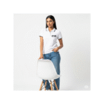 PG-Rare Rabbit White Polo T-Shirt (Unisex Fit) - Image 3