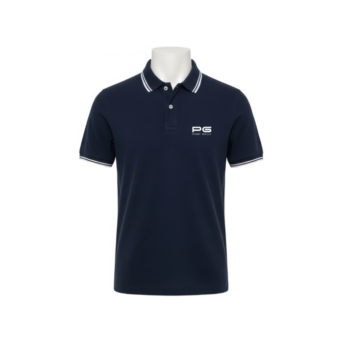 PG-Rare Rabbit Navy Blue Polo T-Shirt (Unisex Fit) - Image 1