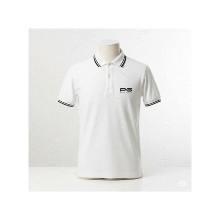 PG-Rare Rabbit White Polo T-Shirt (Unisex Fit)