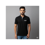 Adidas Black Polo T-Shirt with Grey Collar Accent - Image 2