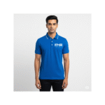 Adidas Blue Polo T-Shirt with White Collar Accent - Image 2