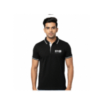 PG- Ruffty Tipping Black Polo T-Shirt - Image 2