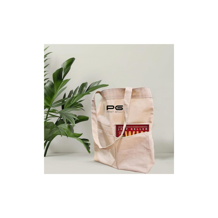 PG-Eco Friendly Premium Canvas Tote Bag with Dual Front Pockets - Image 2