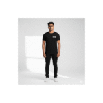 PG-HO2 Men's Polyester Black Round Neck T-Shirt - Image 2